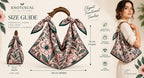 Scarf Tote Bag,  Silk Purse, Handcrafted Mango Wood Fish Handle, Resort Bag