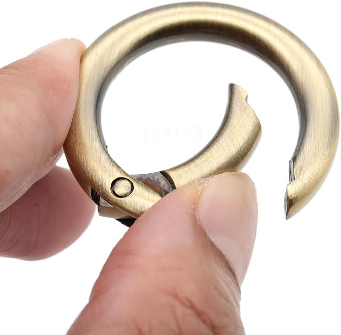 Handcrafted Mango Wood Bag Handles | Replacement O-Ring Bag Accessories (Handle only)